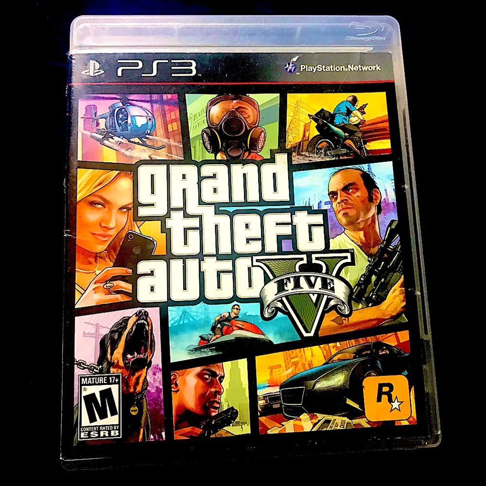 Playstation 3 PS3 Grand Theft Auto Five GTA V Disc CD